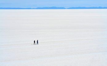 Vista do salar