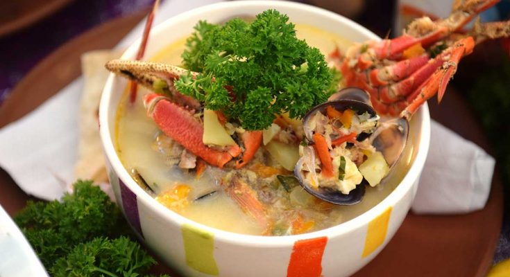 sopa de frutos do mar