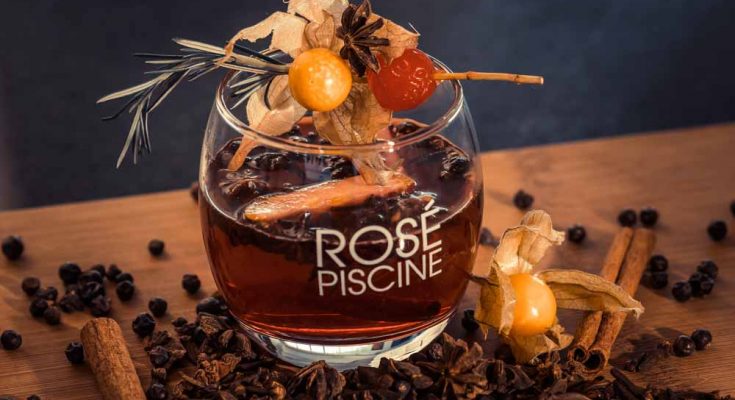 Drinques com rosé piscine receita