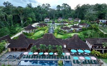 La coralina island hotel no Panamá