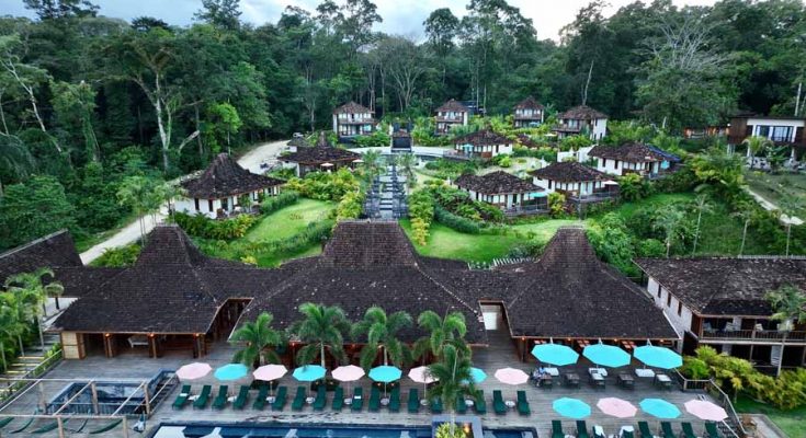 La coralina island hotel no Panamá