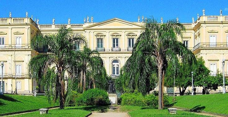 Museu Nacional apresenta fachada restaurada