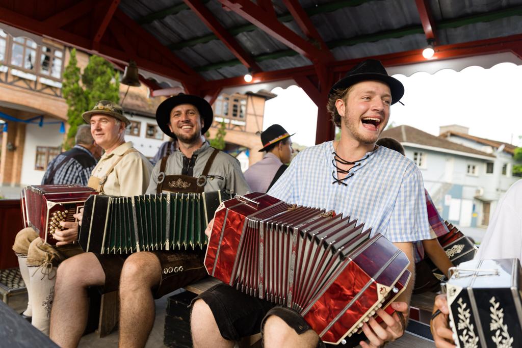 música na festa pomerana